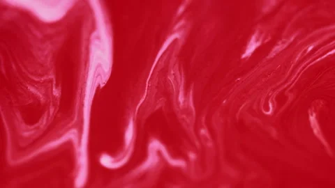 Ink fluid wave marble paint texture red white flow Stock Footage 276933204