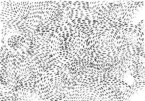 Ink grunge pattern. Hand drawn brush background. Vector illustration. Stockillustratie