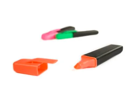 Ink markers Stock Photos