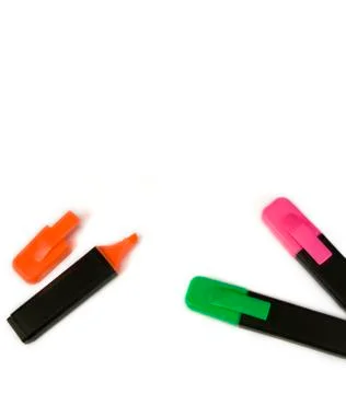 Ink markers Stock Photos