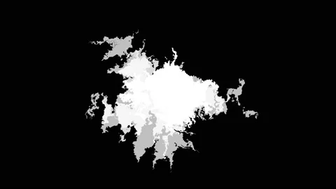 Ink Matte Splashes Stock Footage 153469127