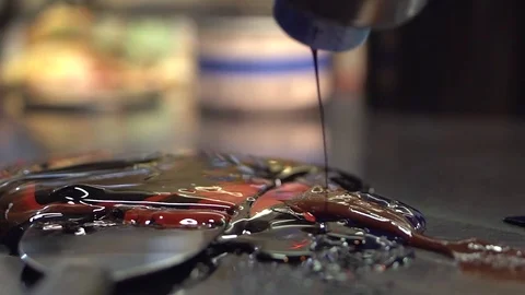 Ink Mixing - Adding Black Stock Footage 76103823