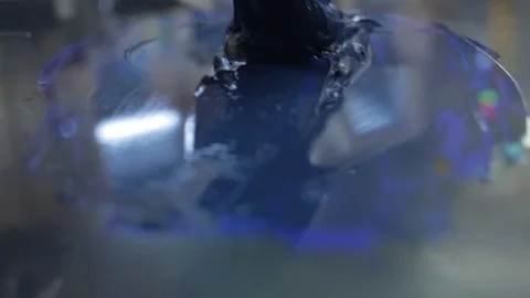 Ink Mixing Stock Footage 76094023
