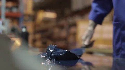 Ink Mixing Stock Footage 76095135