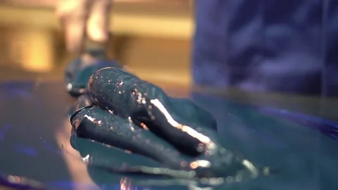 Ink Mixing Stock Footage 76101468