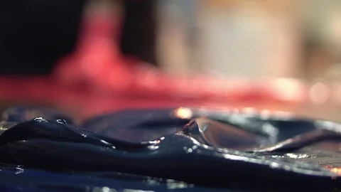 Ink Mixing Stock Footage 76101575