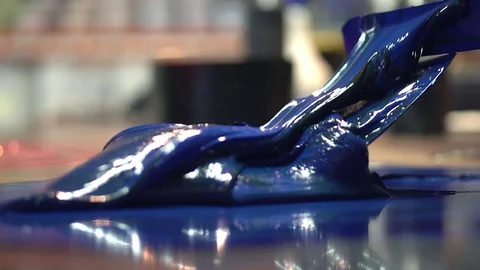 Ink Mixing Stock Footage 76863360