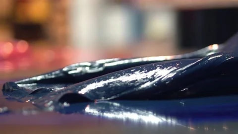 Ink Mixing Stock Footage 76863483