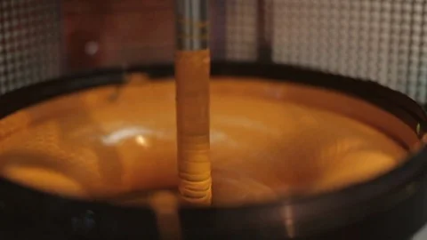 Ink Mixing Machine in Operation Stock Footage 76095181