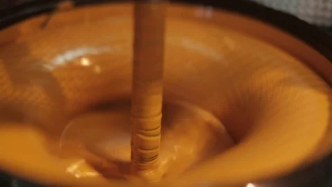 Ink Mixing Machine in Operation Stock Footage 76103441