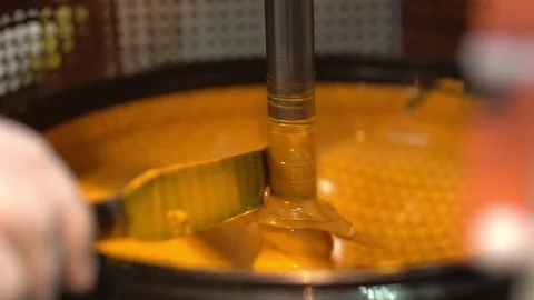 Ink Mixing Machine in Operation Video stock 76862982