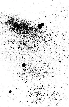 Ink paint brush drops, vertical background. Vector illustration Illustrazione stock