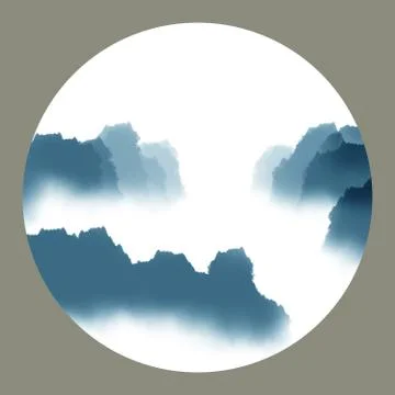 Ink painting Stock Illustration