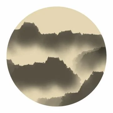 Ink painting Stock Illustration