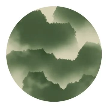 Ink painting Stock Illustration