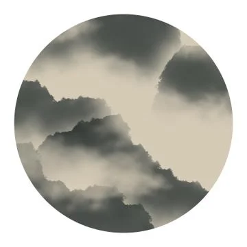 Ink painting Stock Illustration