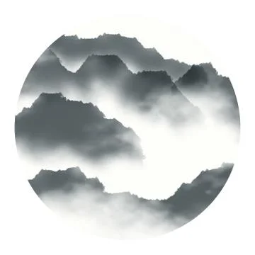 Ink painting Stock Illustration