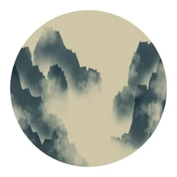 Ink painting Stock Illustration