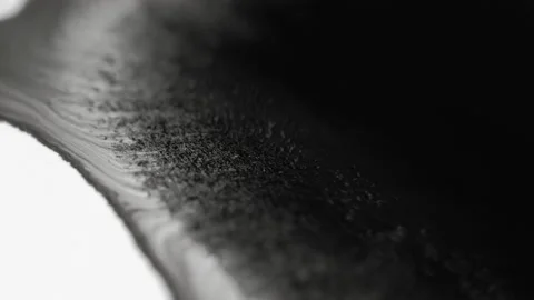 Ink paper flow wet spatter black paint stain white Stock Footage 191545796