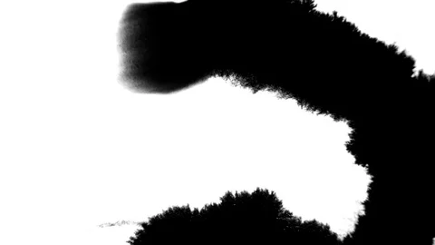 Ink on Paper Side to top Expansion Stock Footage 85083644