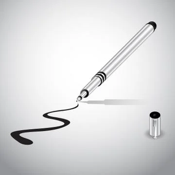 Ink pen Stock Illustration