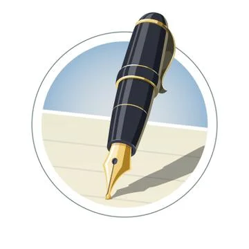 Ink pen Stock Illustration