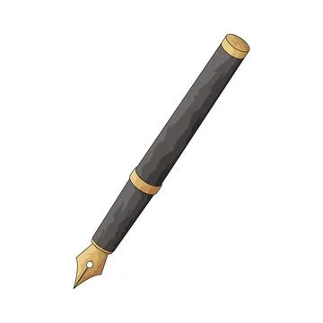 Ink Pen illustration Ilustração Stock