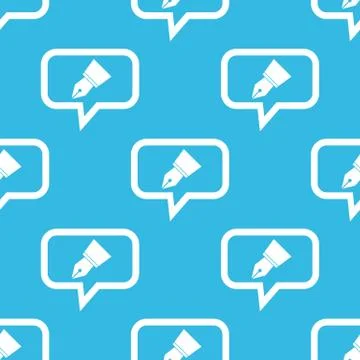 Ink pen nib message pattern Stock Illustration