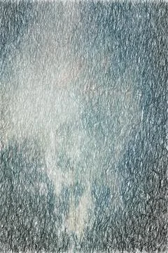Ink, pencil background template. Hand drawn abstraction painting. Freehand sk Stock Illustration