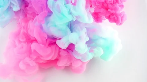 Ink is poured into water Stock Footage 102680943