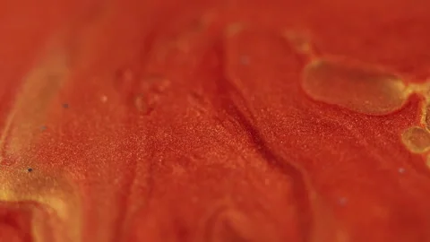 Ink pouring glitter background paint oil water art Stock Footage 317036288