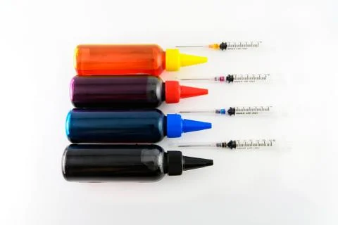 Ink for printer Fotos Stock