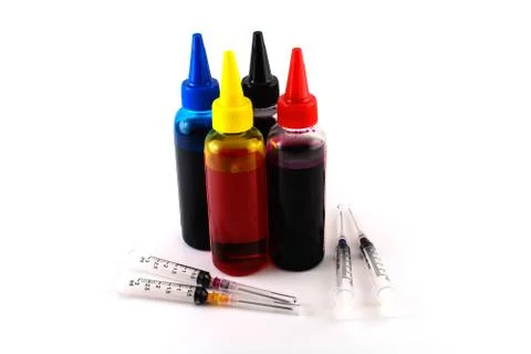 Ink for printer Fotos Stock