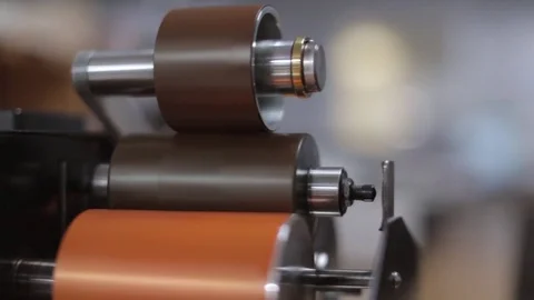 Ink Proofer in Operation Stock Footage 76096726