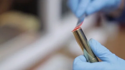 Ink Proofing - Adding Ink to the Measuring Bar Stock Footage 76088144