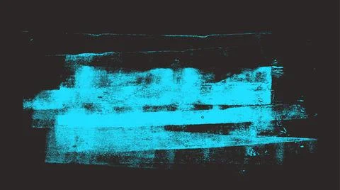 Ink roller shape bold background. Linocut texture. Grunge letterpress rectangles Stock Illustration