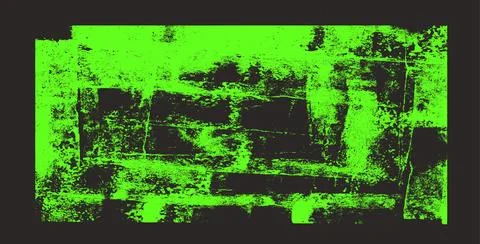 Ink roller shape bold background. Linocut texture. Grunge letterpress rectangles Stock Illustration