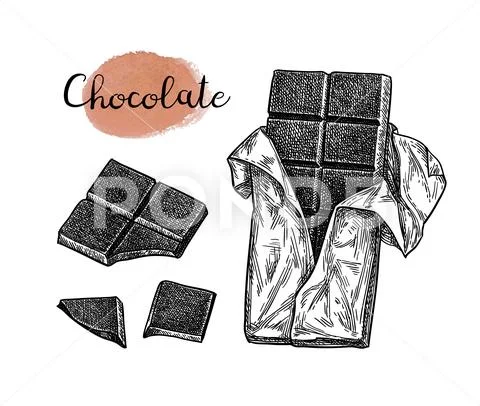 Chocolate Bar Sketch Images – Browse 6,480 Stock Photos, Vectors, and Video  | Adobe Stock