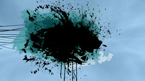 INK SKY LOOP Stock Footage 462166