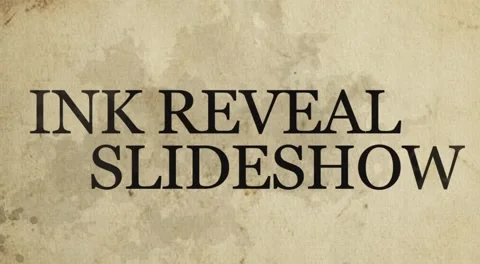 Ink slideshow Stock After Effects