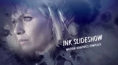 Ink Slideshow Movie Trailer and Titles Displays Photo Gallery Stock After Effects