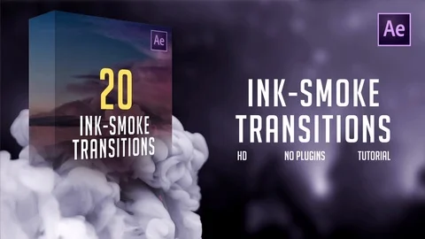 Ink-Smoke Transitions Catálogo de After Effects