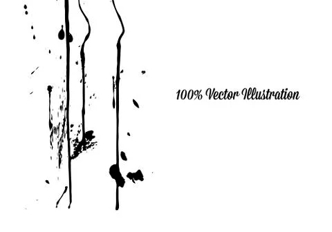 Ink Smudges Stock Illustration