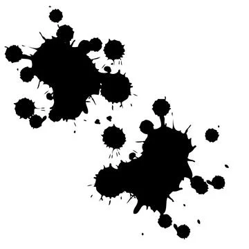 Ink splash. Grunge splatters. Abstract background. Grunge text banners Stock Illustration