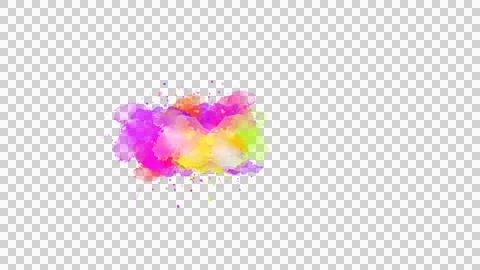 Ink Splash Paint Brush Stroke Art Ilustración de archivo
