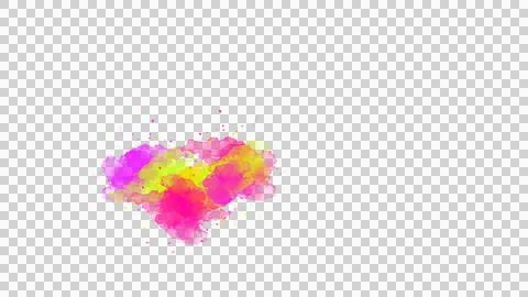 Ink Splash Paint Brush Stroke Art Stock Illustration