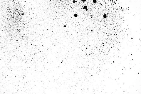 Ink Splash Pattern, Black Watercolor Splatter Background. Stock Illustration