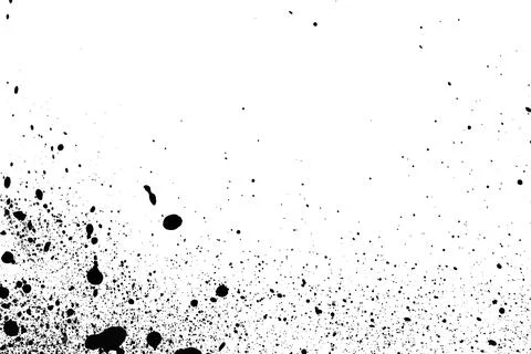 Ink Splash Pattern, Black Watercolor Splatter Background. Stock Illustration