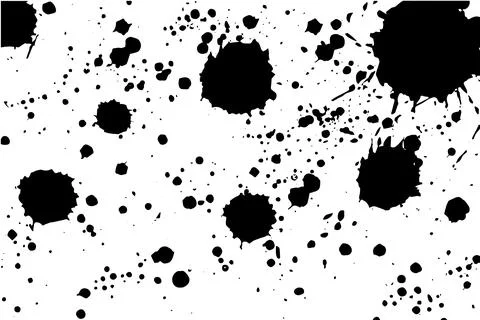 Ink Splash Seamless Pattern: Abstract Watercolor Vector Texture with Grunge Stock Illustration