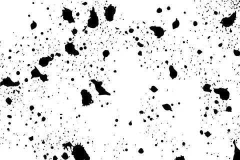 Ink Splash Seamless Pattern: Abstract Watercolor Vector Texture with Grunge Stock Illustration